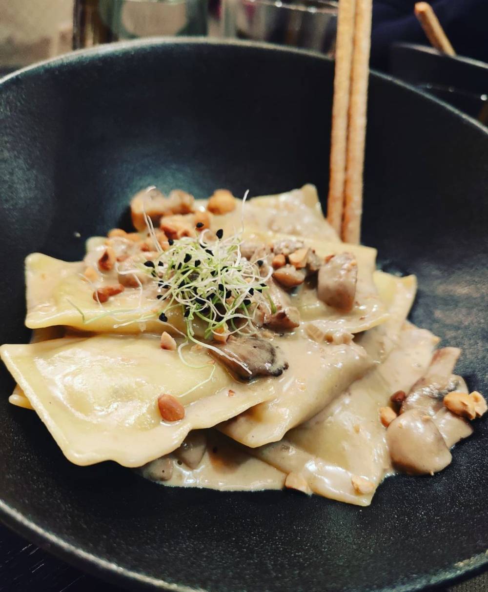 raviolis aux champignons